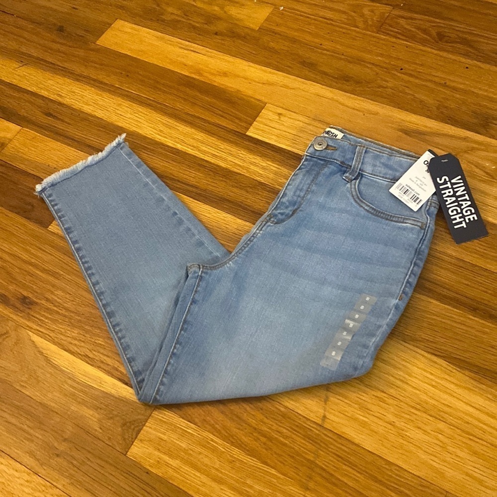 NWT OshKosh B’gosh Girls Blue Ripped Skinny Jeans Size 8